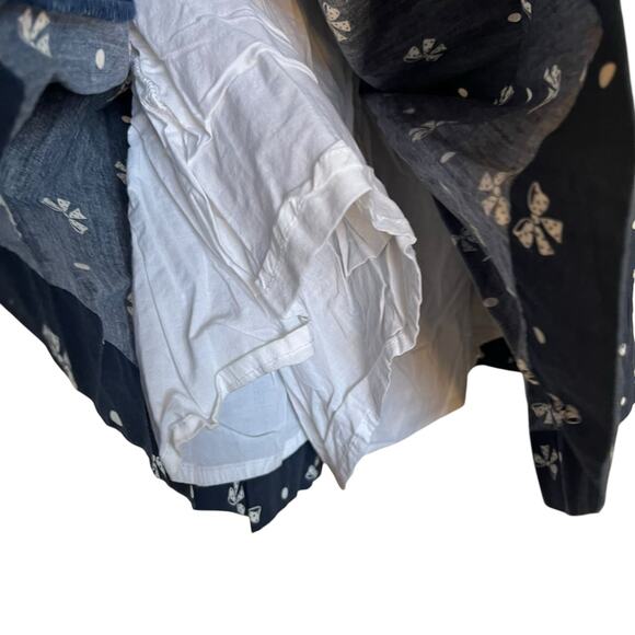 Abercrombie & Fitch Y2K Coquette Bow Printed Mini Skater Dress Strapless Size M - Picture 8 of 9